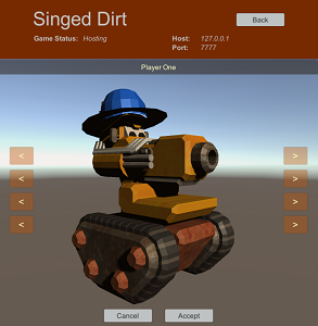 Singed Dirt Tank Closeup